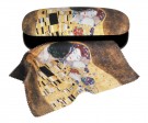 Glasögonfodral med putsduk Gustav Klimt - Kyssen