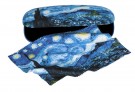 Glasögonfodral med putsduk Vincent van Gogh - Stjärnnatt