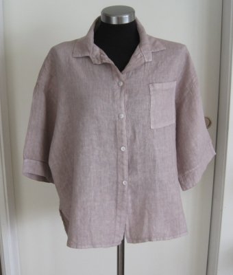 Anne Beige Linneskjorta 