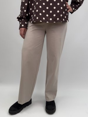 Stretchiga Kostymbyxor Beige Taupe
