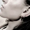 Guldpläterade Örhängen Ringar Huggie Earring