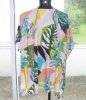 Mönstrad kort Kimono Viskos