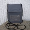 Neck Pouch Halspåse Läder Grå