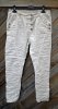 Beige Byxor/Jeans Med Knappar