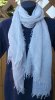 Ljusgrå tunn scarf sjal