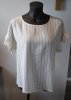 Gemini - Luce Randig Blus Vit Brun Linnemix