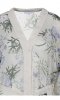 Cremefärgad Mönstrad Kimono