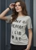 Grå T-shirt Med Paljett Text