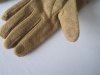 Elsa Stickade Beige Handskar Fingervantar