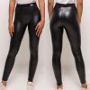 Svarta Vaxade Leggings