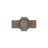 Ljusbrunt Läderarmband Med Gulddetalj. Dansk Smykkekunst