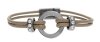 Sandbeige Läderarmband JUNETTE Dansk Smykkekunst