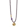 Långt Lila Halsband / Armband ALICE Purple Dansk Smykkekunst