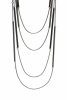 Långt Halsband Julie Hematit Dansk Smykkekunst