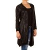 Cardigan Reptil. Svart