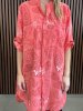 Gemini - Disa Peach Lång Blus Paisley