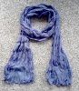Duvblå Lång Scarf