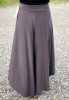 Grå Vadlång Byxkjol Plus size