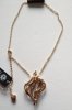 Halsband Guld Brun Mix