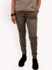 Gemini - Ilma Taupe Glansiga Stretchiga Byxor