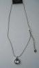 Kort Halsband Vit Rundel
