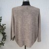 Gemini - Elisa Beige Stickad Tröja Med Lurex