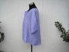 Lila Linneblus med halvlång ärm. Made in Italy