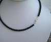 Halsband Svarta Stenar av Onyx