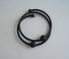 Gummiarmband Dubbla Kulor Svart