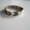 Elastiskt Armband Retro Svart Guld Silver
