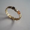 Elastiskt Armband Brunt Beige Guld