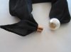 Svart Scarf Med Magnet