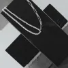 Dubbelt Pärlmix Halsband Silverpläterat