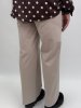 Stretchiga Kostymbyxor Beige Taupe
