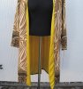Mönstrad Kappa Kimono Beige Cremevit