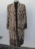 Mönstrad Kappa Kimono Brun Beige