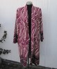 Mönstrad Kappa Kimono Lila Cremevit