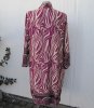 Mönstrad Kappa Kimono Lila Cremevit
