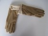 Elsa Stickade Beige Handskar Fingervantar