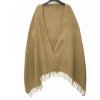 Sandbeige Lång Halsduk Sjal