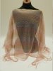 Rosa randig poncho. Bit'avant