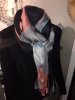 Baglady Silkesjal Grå Multi