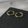Guldpläterade Örhängen Ringar Huggie Earring