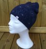 Blå mössa beanie