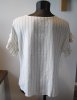 Gemini - Luce Randig Blus Vit Brun Linnemix