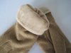 Elsa Stickade Beige Handskar Fingervantar