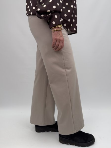 Stretchiga Kostymbyxor Beige Taupe