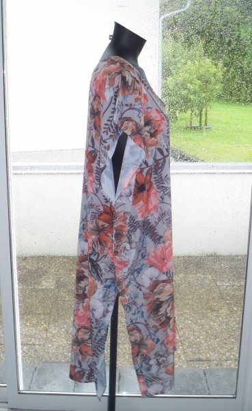 Kaftan Mönstrad Viskos