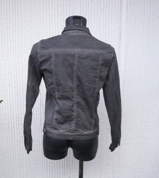 Svart Jeansjacka Crash Washed black