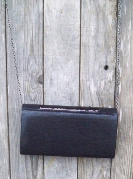 Svart Clutch Aftonväska Paljett